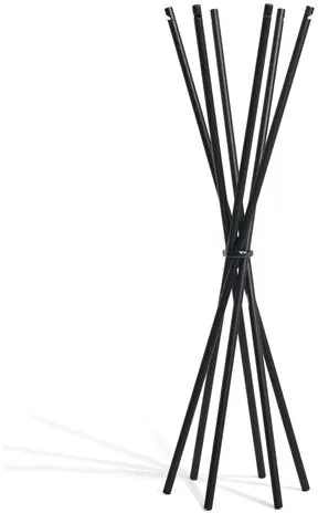 Møbel Copenhagen Coat Vaateripuu Musta Lakattu Saarni / Satiininmusta